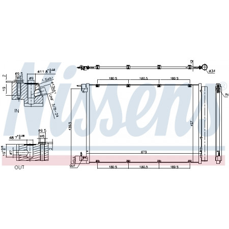 Condensator, climatizare A/C condenser with dryer aluminium MERCEDES AMG GT C190 AMG GT R190 AMG GT X290 C A205 C C205 C W205 C T-MODEL S205 CLS C257 E A238 E C238 1.5-Electric 05.13- NISSENS NIS 940432