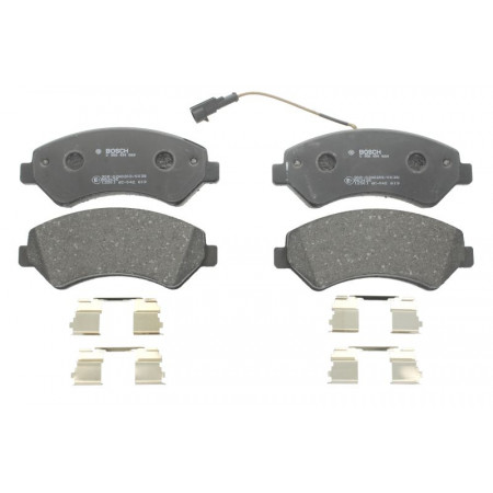 Remblokkenset voor CITROEN JUMPER FIAT DUCATO PEUGEOT BOXER 2.2D-3.0D 04.06- BOSCH 0 986 494 589