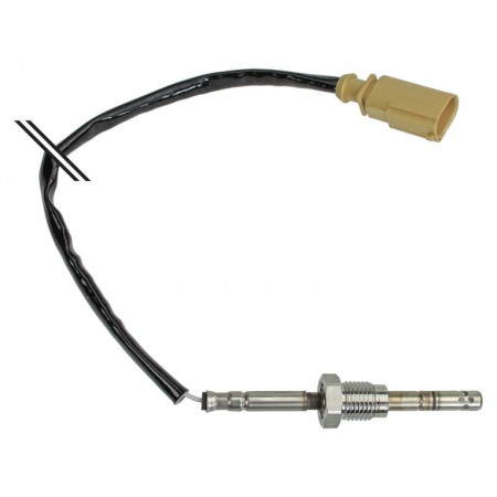 Sensor uitlaatgastemperatuur Uitlaattemperatuursensor na DPF VW CADDY III CADDY III/MINIVAN CADDY IV CADDY IV/MINIVAN PASSAT B6 TOURAN 1.6D/2.0D 06.08-09.20 MEYLE 114 800 0111