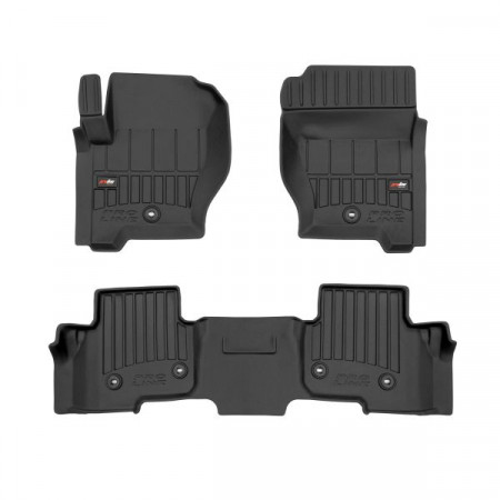 Jeu de tapis de sol tapis de sol TPE 3 pcs conduits proLine 3D set couleur noir LAND ROVER DISCOVERY IV 09.09-12.18 FROGUM FRG 3D426016
