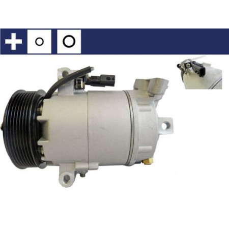 Kompressor, Klimaanlage Kompressor der Klimaanlage NISSAN QASHQAI I X-TRAIL II RENAULT GRAND SCENIC II GRAND SCENIC III MEGANE II SCENIC II SCENIC III 1.6/1.6D/2.0D 09.05- MAHLE ACP 164 000S