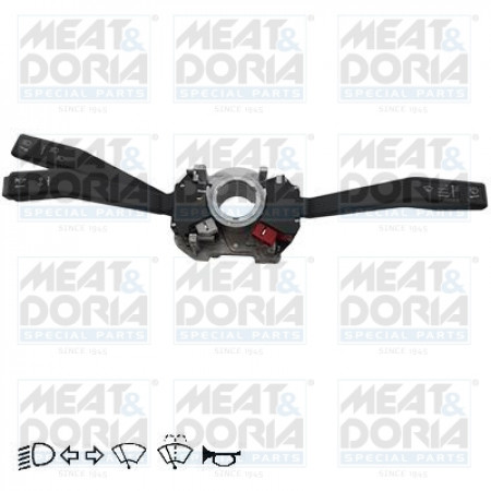Commutatore piantone sterzo Commutatore combinato sotto volante Avvisatore acustico Indicatori luminosi tergicristallo IVECO EUROCARGO I-III 01.91-09.15 MEAT & DORIA MD23328