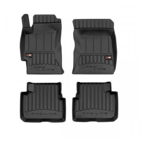 Conjunto de tapetes TPE 4 peças dutos proLine 3D conjunto frontal cor preto SUBARU FORESTER 01.08- SUV FROGUM FRG 3D408562
