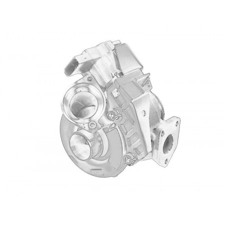 Turbocompressor novo BMW 1 E87 3 E90 3 E91 2.0D 06.04-06.12 MITSUBISHI 49135-05671