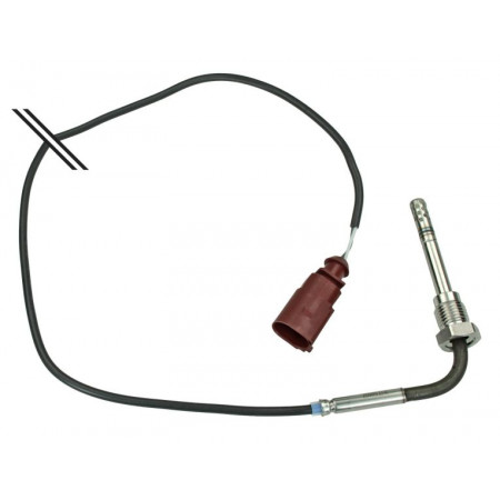Sensor, exhaust gas temperature Exhaust temperature sensor before DPF AUDI Q7 VW TOUAREG 3.0D 11.04-08.15 MEYLE 114 800 0139