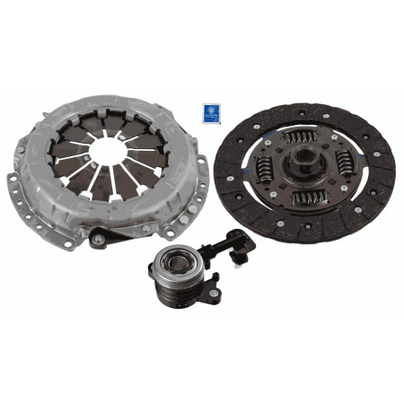 Kupplungssatz Kupplungssatz mit Hydrolager 215mm NISSAN CUBE MICRA C+C III MICRA III NOTE QASHQAI I SENTRA VII TIIDA 1.6 05.05- SACHS 3000 990 523