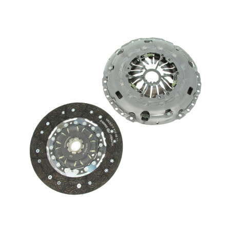 Set ambreiaj Kit ambreiaj cu autoreglare Cu capac ambreiaj cu placa de presiune cu volanta cu masa dubla fara rulment de eliberare 240mm VW TIGUAN 1.4 09.07-07.18 LUK 624 3281 09