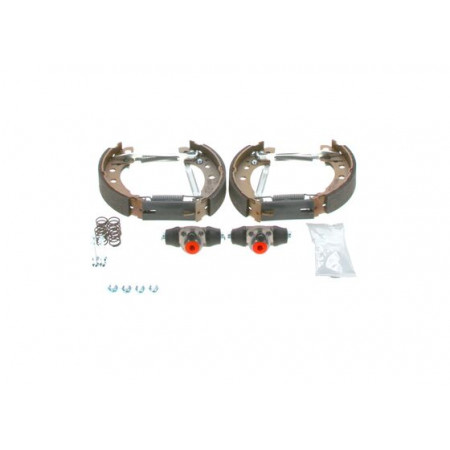 Bremsbackensatz Bremstrommelsatz, Zylinderfederschuh AUDI 80 B2 90 B2 COUPE B2 VW DERBY GOLF I GOLF II JETTA I JETTA II PASSAT B1 PASSAT B2 POLO POLO II 0.9-2.0 05.73-04.93 BOSCH 0 204 114 052