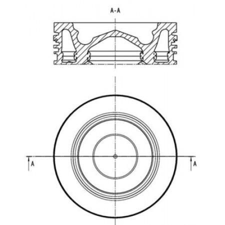 Diamètre du piston 130 mm SCANIA INTERLINK IRIZAR PB K K BUS LPGRS OMNIEXPRESS PGRT TOURING VAN HOOL ACRON DC13.05-DC16.108 04.04- MAHLE 061 PI 00139 000