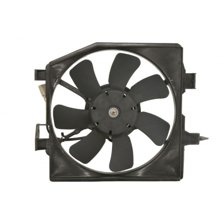 Ventola, Climatizzatore Ventola del radiatore con alloggiamento MAZDA PREMACY 1.9/2.0 07.99-03.05 NISSENS NIS 85275