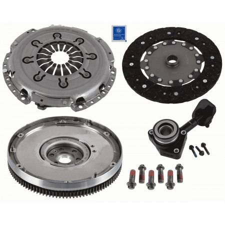 Kupplungssatz Kupplungssatz mit Schwungrad mit Doppelmasse und Hydrauliklager 240 mm VOLVO C30 S40 II V50 FORD C-MAX FOCUS II 1.8-2.0LPG 04.04-12.12 SACHS 2290 601 187