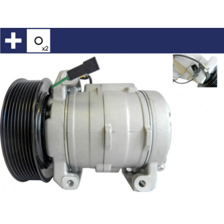 Compressor, airconditioning Aircocompressor MERCEDES ACTROS MP4 / MP5 ANTOS AROCS ATEGO 3 SETRA 500 07.11- MAHLE ACP 1167 000S