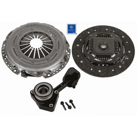 Kit d'embrayage Kit d'embrayage avec roulement hydraulique 240mm FORD TOURNEO CONNECT V408 NADWOZIE WIELKO TRANSIT CONNECT TRANSIT CONNECT V408/MINIVAN 1.6D 02.13- SACHS 3000 990 377