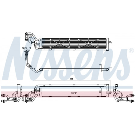 Kühler, Motorkühlung Motorkühler AUDI A3 Q3 CUPRA FORMENTOR LEON LEON SPORTSTOURER SEAT LEON LEON SPORTSTOURER TARRACO SKODA OCTAVIA IV SUPERB III VW GOLF VII GOLF VIII MULTIVAN T7 1.4H 05.14- NISSENS NIS 606268