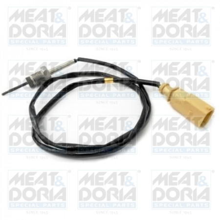 Sensor, exhaust gas temperature Exhaust temperature sensor after DPF AUDI A3 Q3 TT SEAT ALTEA ALTEA XL LEON SKODA OCTAVIA II SUPERB II YETI VW BEETLE EOS GOLF PLUS V GOLF VI JETTA IV 2.0D 05.03- MEAT & DORIA MD12038