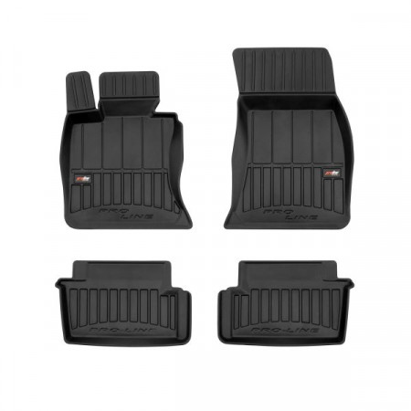Juego de alfombrillas Alfombrillas TPE conductos proLine 3D juego color negro BMW 4 F32 F82 07.13-06.20 FROGUM FRG 3D425132