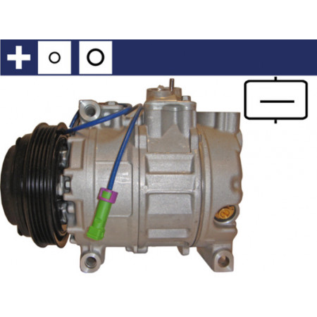 Compressor, airconditioning Aircocompressor AUDI A4 B5 A6 C5 A8 D2 SKODA SUPERB I VW PASSAT B5 PASSAT B5.5 2.5D 01.97-03.08 MAHLE ACP 1007 000S