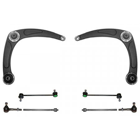 Kit de braço de suspensão dianteiro Peugeot 307 (3A/C) 2000 - 2007