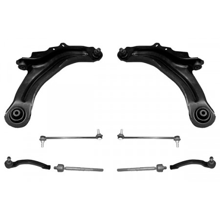 Kit de braço de suspensão dianteiro Renault Megane II (BM0/1, CM0/1) 2002 - 2009