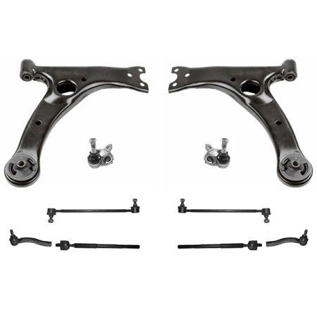 Kit de braÃ§o de suspensÃ£o dianteiro Toyota Corolla 2002 - 2007