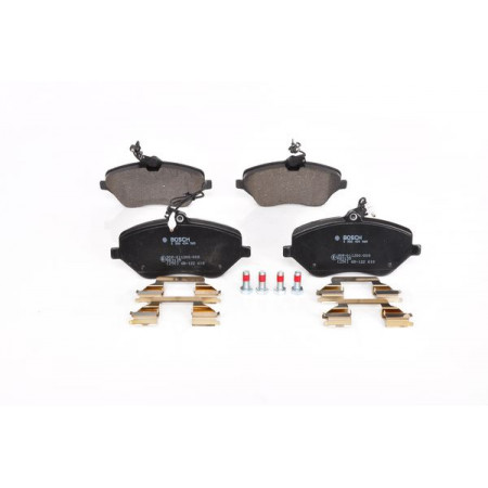 Conjunto de pastilhas de freio dianteiro CITROEN C5 II C5 III C6 FORD USA FREESTYLE PEUGEOT 407 607 1.6D-3.0 02.00- BOSCH 0 986 494 585