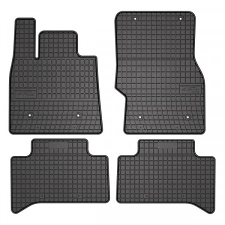 Satz Fußmatten Gummi 4-teilig BASIC vorne/hinten Satz Farbe Schwarz ALFA ROMEO STELVIO 12.16- Crossover FROGUM MMT A040 401747