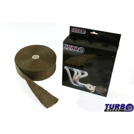 Alte elemente sistem de evacuare Heat sheet tape up to 1200 degrees inner diameter: 2mm outer diameter: 50mm 10000 mm titanium TURBOWORKS MG-TT-010