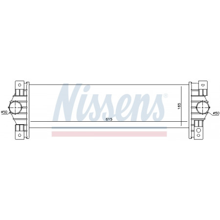Intercooler, compressor Intercooler SSANGYONG ACTYON I ACTYON II ACTYON SPORTS I ACTYON SPORTS II KYRON 2.0D/2.7D 05.05- NISSENS NIS 96651