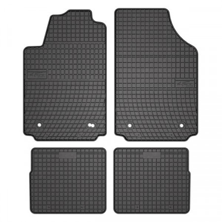 Set covorase cauciuc Floor mats Rubber 4 pcs BASIC front/rear set colour neagra AUDI A2 02.00-08.05 Liftback FROGUM MMT A040 546368