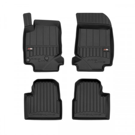 Set covorase cauciuc Floor mats TPE 4 pcs ducts proLine 3D front/rear set colour neagra CITROEN C4 III 10.20- FROGUM FRG 3D409828