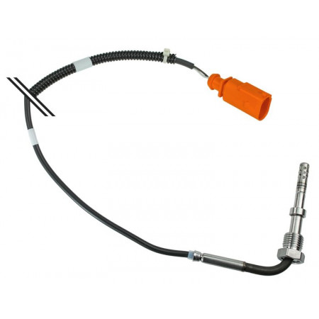 Sensor, exhaust gas temperature Exhaust temperature sensor after DPF VW MULTIVAN T5 TRANSPORTER T5 2.5D 04.03-11.09 MEYLE 114 800 0069