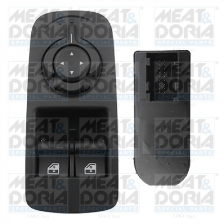 Schalter, Fensterheber Schalter Fensterheber vorne links Fenster- und Spiegelsteuerung ALFA ROMEO MITO 0.9-1.6D 08.08-10.18 MEAT & DORIA MD26240