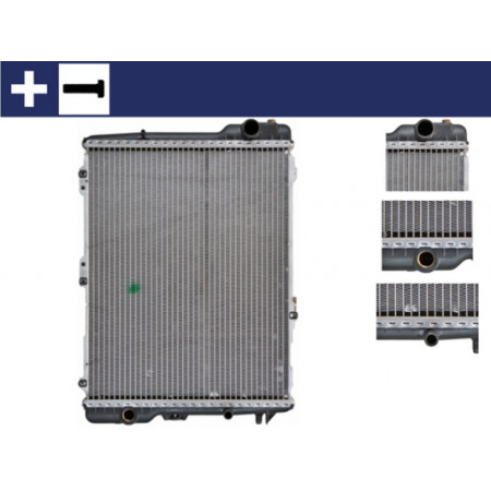 Radiateur, refroidissement du moteur Radiateur moteur AUDI 80 B4 90 B3 CABRIOLET B3 COUPE B3 2.0/2.2/2.3 MAHLE CR 254 000S