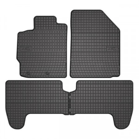 Set covorase cauciuc Floor mats Rubber 4 pcs BASIC front/rear set colour neagra TOYOTA YARIS 08.05-12.12 Liftback FROGUM MMT A040 0803