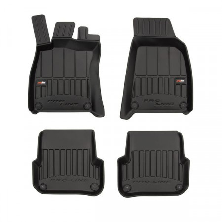 Floor mats set TPE 4 pcs ducts proLine 3D front/rear set color black AUDI A6 ALLROAD C6 A6 ALLROAD C7 A6 C6 05.04-09.18 Saloon / Station wagon FROGUM FRG 3D407633