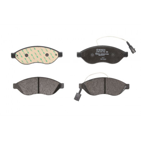 Set placute de frana Fata   CITROEN JUMPER II FIAT DUCATO PEUGEOT BOXER 2.0D-3.0D 09.05- BOSCH 0 986 494 798