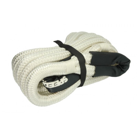 Ropa, banda, bandropa Corde cinétique longueur 12 m poids remorqué maximum : 25 t diamètre : 34 mm type de ligne : cinétique couleur : boucles en polyuréthane beige SPEEDMAX HR0739