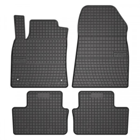 Serie tappetini in gomma set 4 pz BASIC anteriori/posteriori colore nero RENAULT CLIO V 06.19- FROGUM MMT A040 411425