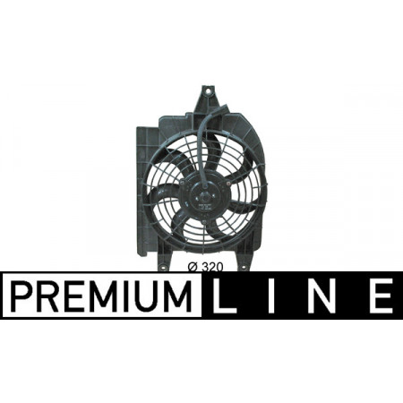 Ventola, climatizzatore Ventola del radiatore con alloggiamento KIA RIO I 1.3/1.5 08.00-02.05 MAHLE ACF 18 000P