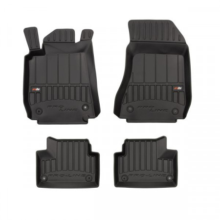 Rubber vloermattenset Vloermatten TPE 4 stuks kanalen proLine 3D voor/achter set kleur zwart ALFA ROMEO 159 06.05-12.12 Sedan / Stationwagon FROGUM FRG 3D408135