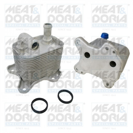 Oil radiator, engine oil Oil radiator OPEL COMBO TOUR COMBO/MINIVAN CORSA C CORSA C/HATCHBACK MERIVA A 1.7D 06.03- MEAT & DORIA MD95276