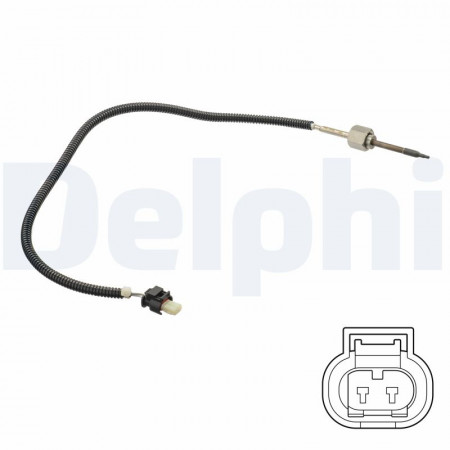 Sensor uitlaatgastemperatuur Uitlaattemperatuursensor voor DPF MERCEDES C T-MODEL S204 C W204 CLS C218 CLS SHOOTING BRAKE X218 E A207 E C207 E T-MODEL S212 E W212 1.6D-4.0D 02.06- DELPHI TS30161