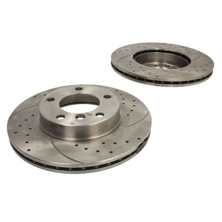 Hocheffiziente Bremsscheibe SPEEDMAX, belüftet, gelocht, vorne, L/R, Außendurchmesser 286 mm, Dicke 22 mm, 2 Stück, BMW 3 E36 3 E46 Z3 E36 Z4 E85 1,6–2,8 09,90–02,09 SPEEDMAX 5201–01–0553PTUOTUV