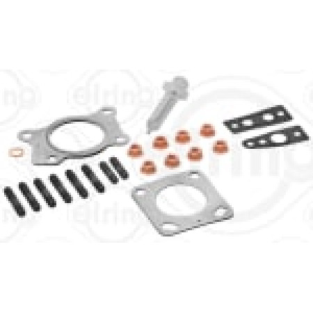 Conjunto de montagem, turbocompressor Kit de montagem do turbocompressor com juntas FORD RANGER MAZDA BT-50 2.5D/3.0D 05.06-12.15 ELRING EL034450