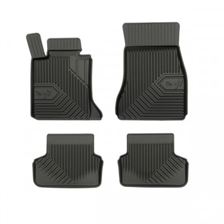 Set covorase cauciuc Floor mats TPE 4 pcs ducts No. 77 front/rear set colour neagra BMW 5 G30 F90 5 G31 09.16- FROGUM FRG77407718