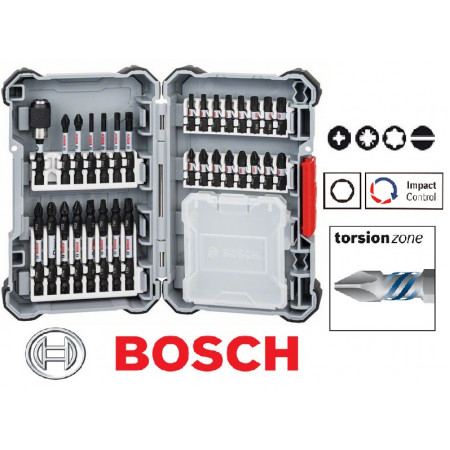 Conjunto de ferramentas Conjunto de ferramentas mistas impacto de golpe Conjunto de pontas e pontas BOSCH 2 608 522 366