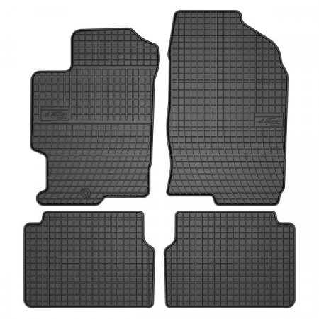 Set covorase cauciuc Floor mats Rubber 4 pcs BASIC front/rear set colour neagra MAZDA 6 01.02-02.08 Station wagon FROGUM MMT A040 0861