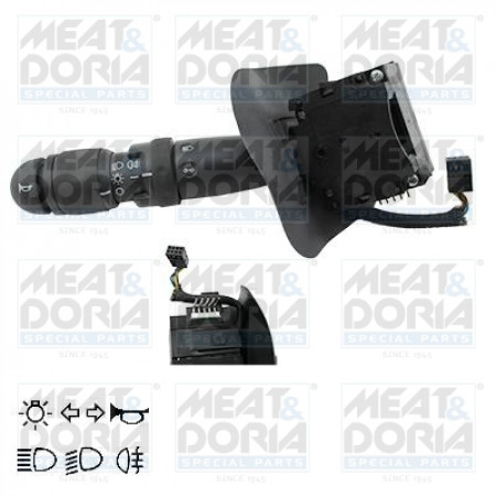Interruttore sul piantone dello sterzo Interruttore combinato sotto il volante Clacson Indicatori luminosi MEAT & DORIA MD231277