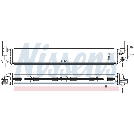 Intercooler, compresor Radiator motor Automat/Manual lichid intercooler AUDI A1 SEAT IBIZA IV IBIZA IV SC IBIZA IV ST TOLEDO IV SKODA FABIA II FABIA III RAPID ROOMSTER ROOMSTER PRAKTIK 1.0-1.4D NISSENS NIS 65331