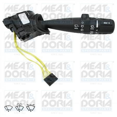 Steering column switch Combined switch under the steering wheel wipers DODGE CALIBER JOURNEY JEEP CHEROKEE COMPASS GRAND CHEROKEE III PATRIOT WRANGLER III 10.04- MEAT & DORIA MD231001